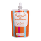 A 100ml refill pouch of Thunderbird Skin Copper Peptide Water Cream, featuring a white cap and a label with orange, white, and light blue vertical stripes.